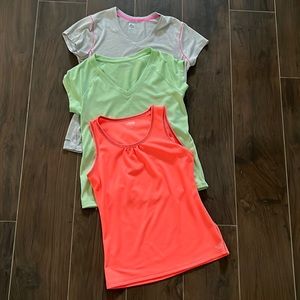 Ideology, RBX, bcg workout shirts.